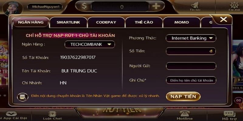 Tổng hợp các cách nạp tiền V8 Club tiện lợi
